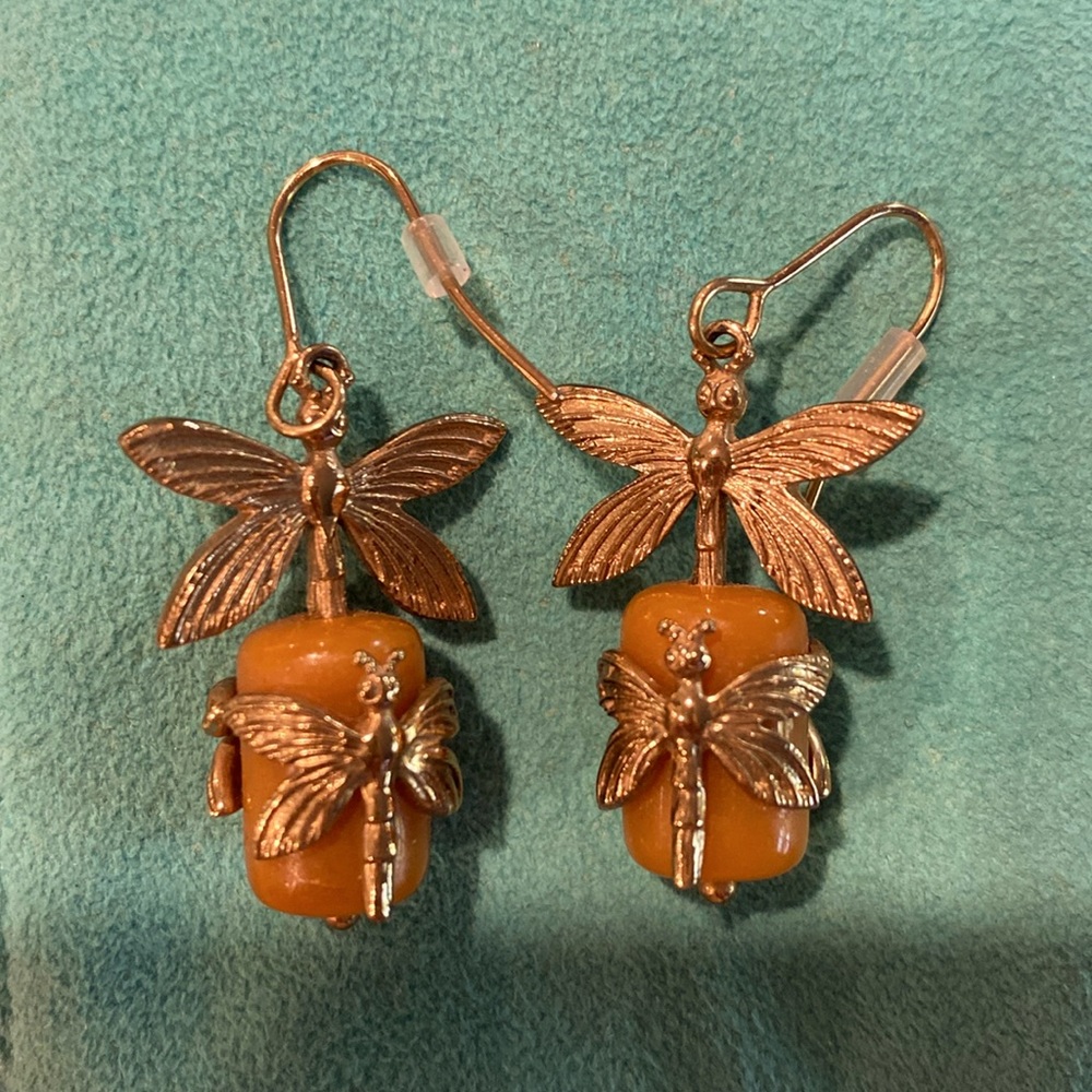 Tory Burch Dragonfly earrings
